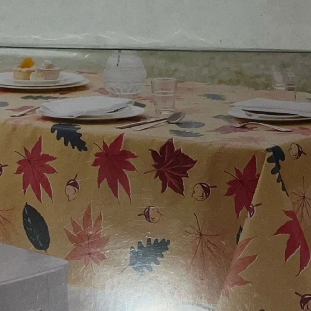 Huntington Home Fall Vinyl Tablecloth‎ 60in x 84 in Oblong